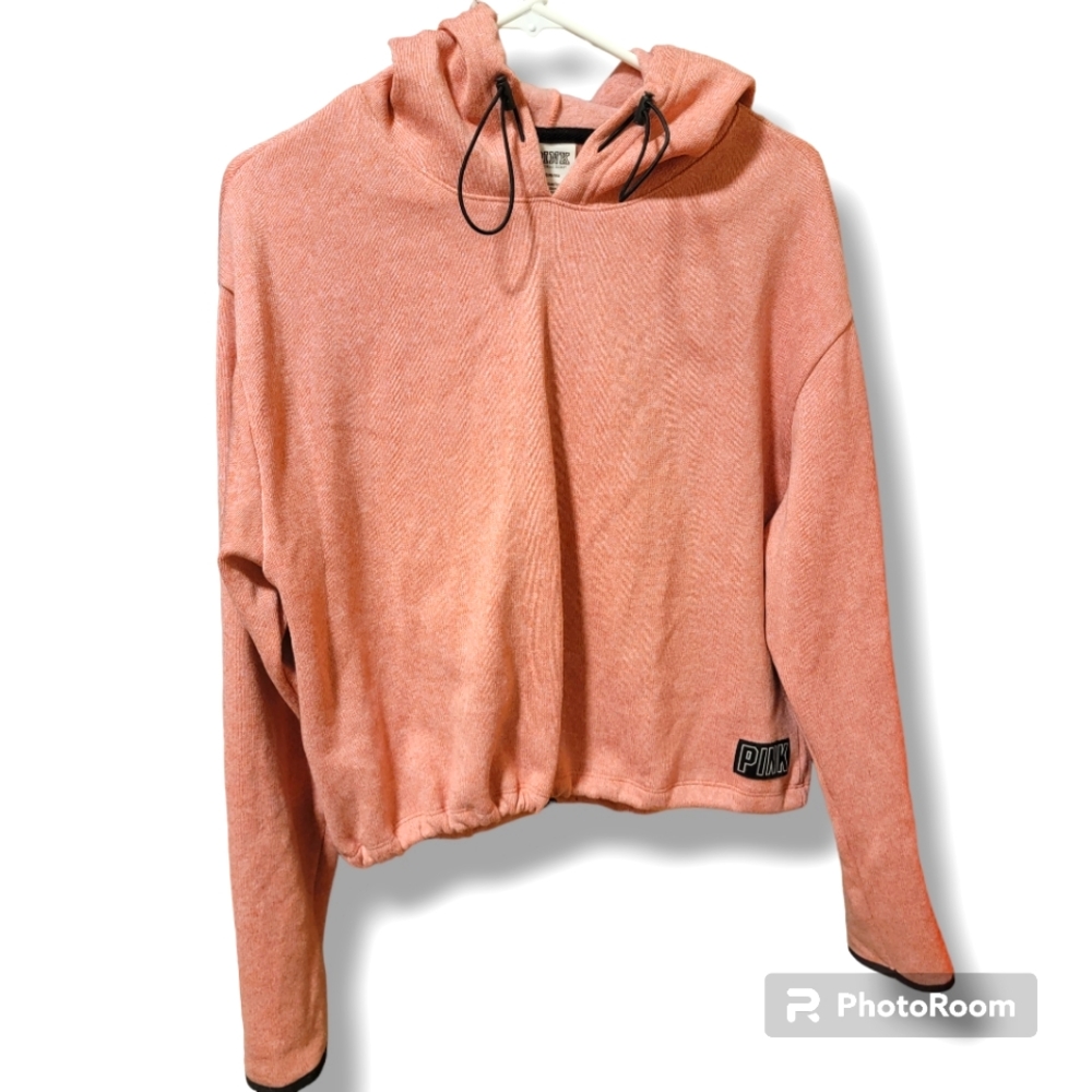 PINK Sweater pullover with Hoodie